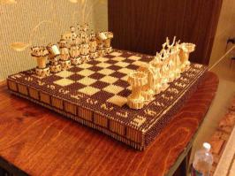 Скульптуры из зубочисток от Боба Морхеда