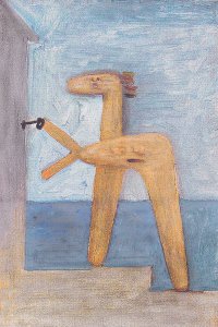 столько новых талантов! которые действительно владеют кистью!
Но нет, человек будет восхищаться, примерно, вот этим.. 
Пабло Пикассо
Купальщица, открывающая кабинку (1928)
Автопортрет (1907)