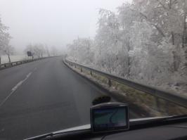 Ледяной дождь в Австрии и Германии