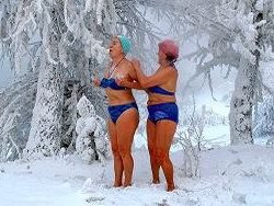 Шокируем японок русской зимой