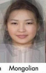 При помощи специального программного обеспечения были составлены портреты среднестатистических представителей самых разных наций. 
Для этого было использовано более сотни тысяч фотографий самых обычных людей со всех городов мира.