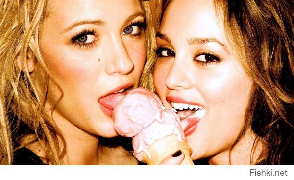 Девушки с мороженым