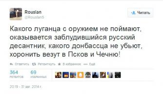 Хватить верить во всю эту чушь. Донбасс - самый густонаселенный регион Украины. Если бы жители донецкой и луганской области действительно массово хотели отделиться - то отделились бы сами. А так долбодятлов присылают с Кавказа воевать за "русский мир".
