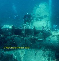 Подводное кладбище военной техники