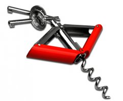 любите вино? купите вот такой брелок и всегда штопор есть, вариантов сейчас масса.