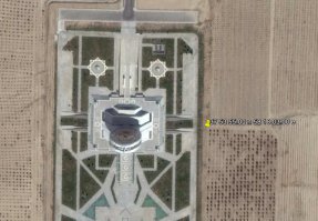 забавно сверху колесо в ашхабаде смотрится