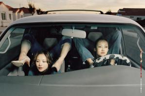 ну ООООчень резко затормозила на светофоре