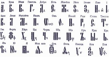 Полная хрень а не алфавит в начале поста! А точнее фальсификация.
