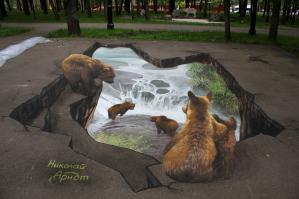 Трехмерные рисунки Рамона Бруина