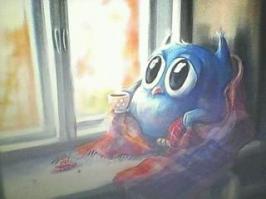 .
Я сегодня утром... :)
Тяжело совам быть жаворонками, но... Труба зовет.
.