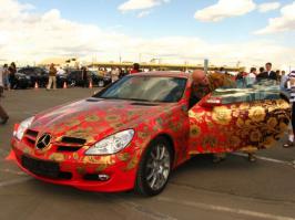 Хохломская роспись бани