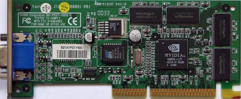 Помню после сгоревшей S3 Virge купил N-Vidia Vanta 8Mb. НФС 3-я наконец-то в ОпенГЛ реживе запустилась!!!