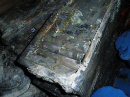 из личного архива: груз с немецкой подлодки у берегов Дании.