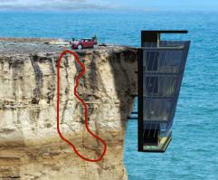 Даже на 3d макете трещина.