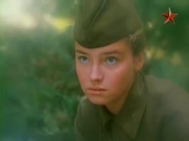 Фильм "Сто солдат и две девушки". Майя Мелдере в роли Али Буланиной