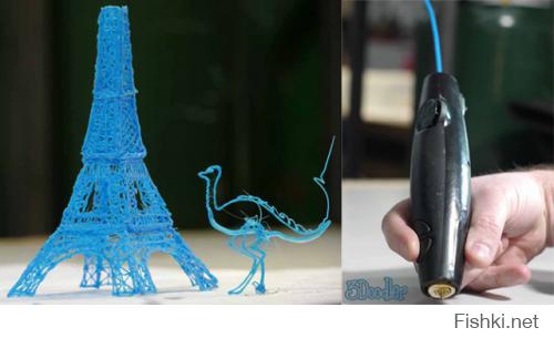 Может и так, но ушлые китайцы, например, придумали 3D-pen, работающий по принципу, как на гифке.
