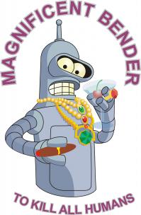 Циничный и неподражаемый робот Бендер