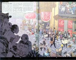 Вооо! Вспомнил - Transmetropolitan - серия комиксов из начала 2000-х. Очень похожая атмосфера.