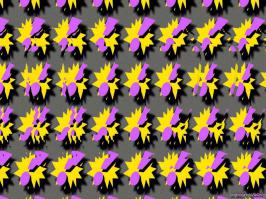 бинокль не поможет - надо глаза косить))