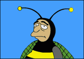 с этой штуковиной на голове они напоминают персонажа из симпсонов