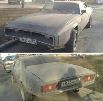 смахивает на dodge charger 1969 года. хотя может и не он