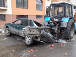 Народный штраф за неправильную парковку