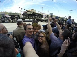 Зрители парада 