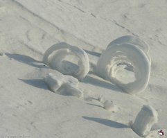 снежные рулоны