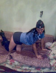 Лица девушек из российской полиции