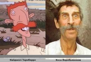 Двойники мультяшных героев