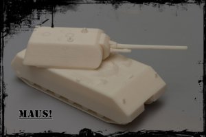 вот танк напечатанный на принтере целиком