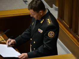 Новый министр обороны Украины настолько суров, что может заставить чернила просочиться сквозь колпачок...
