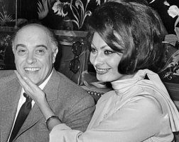 Федерико Феллини и Джульетта Мазина
Софи Лорен и Карло Понти!