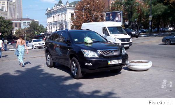 Наказали за парковку на переходе. Днепропетровск Екатеринославский бульвар