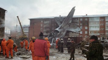 Вот ещё одно очень трагическое падение - Иркутск, 6 декабря 1997 года, АН-124