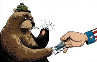 Как китайский карикатурист Ли Фэн видит санкции в отношении России