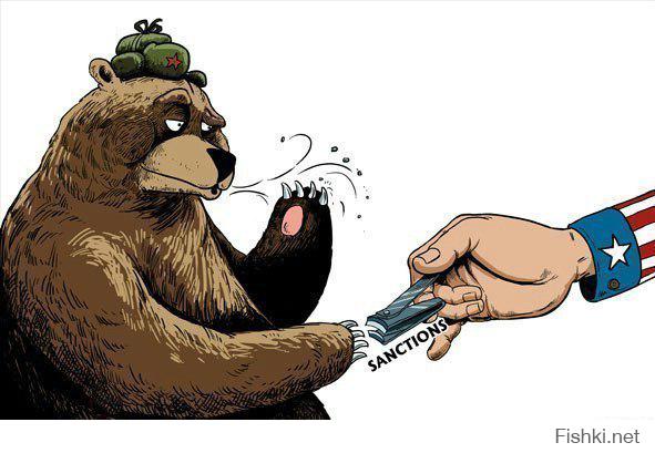 Как китайский карикатурист Ли Фэн видит санкции в отношении России
