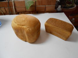 1 - хлеб немного дороже получается(из-за веса - 700 грамм против 470)
2 - выпекается 4 часа(ставлю на ночь)
3 - вкусовые качества не идут ни в какое сравнение с покупным
(с хлебопечки намного(!!!) вкуснее)
и т.д. 
т.е. полюбому я теперь не откажусь от хлебопечки..
про фирму ничего сказать не могу - не сравнивал.. пользуюсь одной..
ну и для сравнения внешне..)))