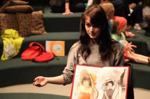 Откройте уже наконец поиск и поищите кто такая Sarah Andersen
Даю подсказку ниже ее фото. Почитайте ее блог  и поймите уже, что комиксы выше не более чем самоирония