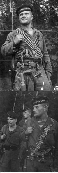 Балтийский морпех времен Великой Отечественной войны