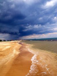 И даже дождь не начался )