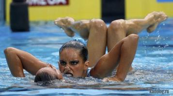 Прикольные выражения лиц синхронистов на Чемпионате Европы