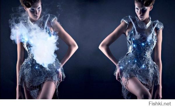 Ну, а это платье: если  к дыму присобачить отвратительный  запах, то точно никто не вторгнется в ваше пространство!!!