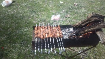 я большой любитель шашлыка, мариную баранину на минералке с томатом и луком с вечера , утром вылавливаю все мясо укладываю в удобную посуду в вперемежку со свежим луком, и где то за 1.5-2 часа до жарки солю, получается не плохо)