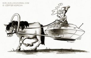 Пост ч.б. рисунков