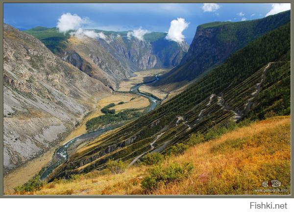 а вот кстати спуск в долину чулышмана , перевал Катуярык