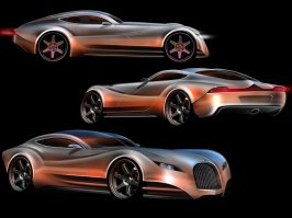 Концепт-арт Eva GT от Morgan. 
Реальный - от 125к долларов.