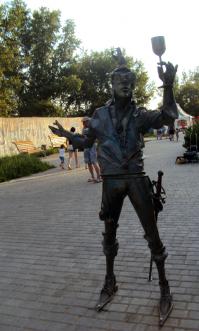 Скульптуры из металла в Яровом (Алтайский край)