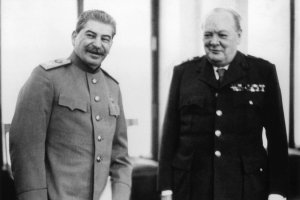 товарищ сталин и черчиль!
