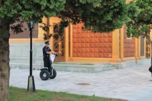 Тотальная безопасность и спокойствие. Полиция мобильна, корректна, ненавязчива и не корумпирована. Перемещаются на сигвеях. Радушие на грани необъяснимого. Сегодня уже дома, но хочу обратно в Грузию.